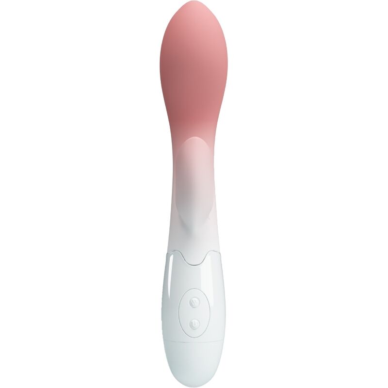 PRETTY LOVE - VIBRATEUR POINT G + STIMULATEUR CLITORIS 30 VIBRATIONS ROSE