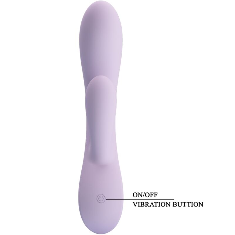 PRETTY LOVE - ROSOLYN RABBIT VIBRATOR 10 VIBRATIONS PURPLE