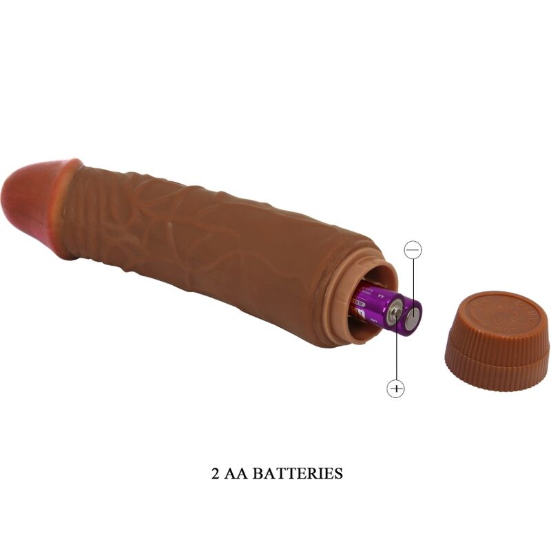 BAILE - JEFF VIBRATEUR RÉALISTE 19,5 CM MULATTO