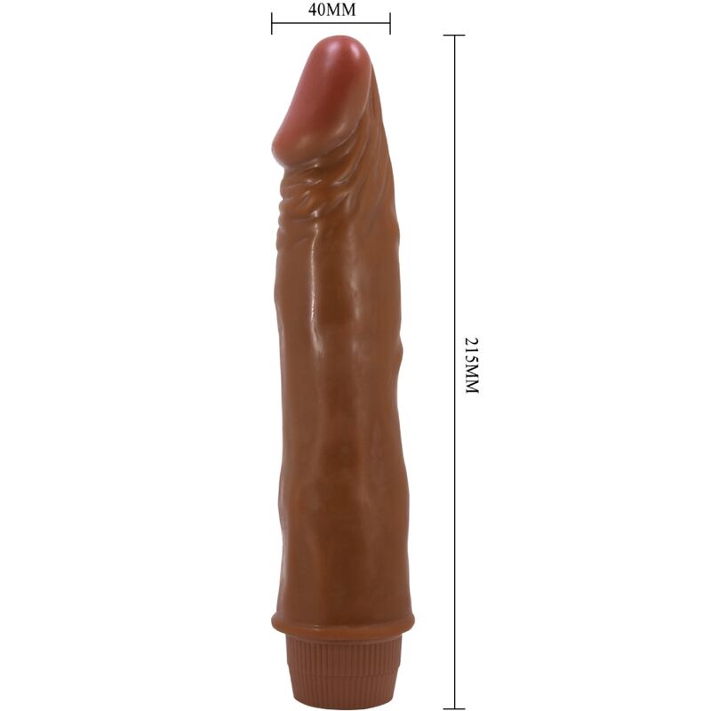BAILE - VIBRATEUR RÉALISTE NAIN 21 CM MULATTO