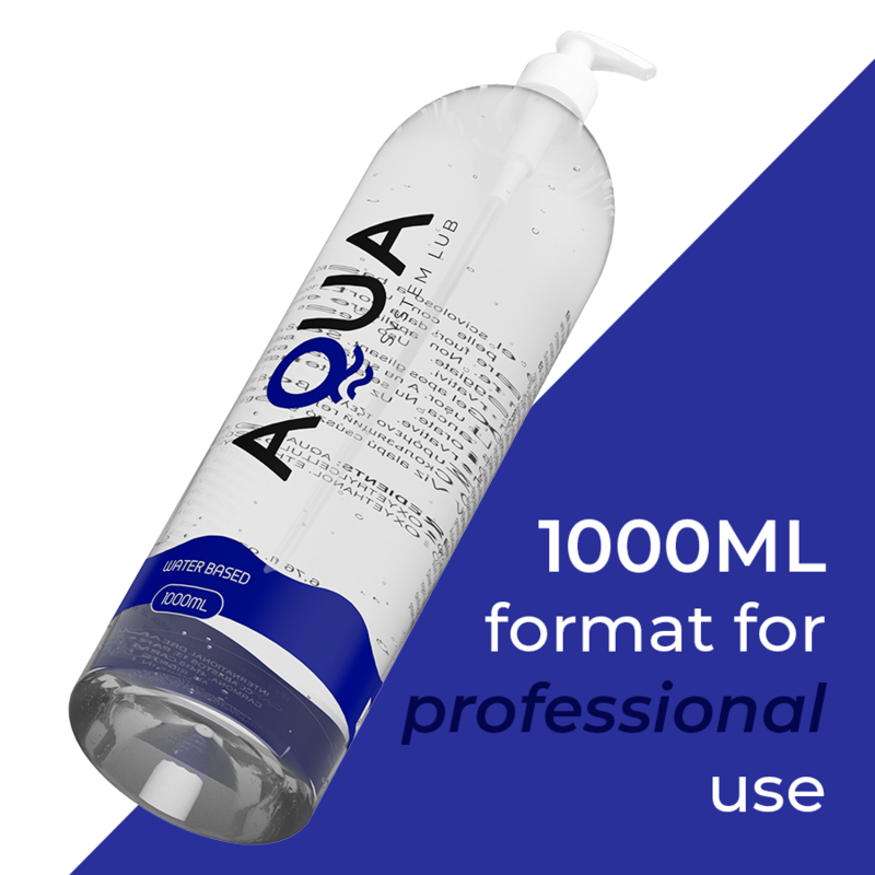 AQUA QUALITY - LUBRIFIANT À BASE D'EAU 1000 ML