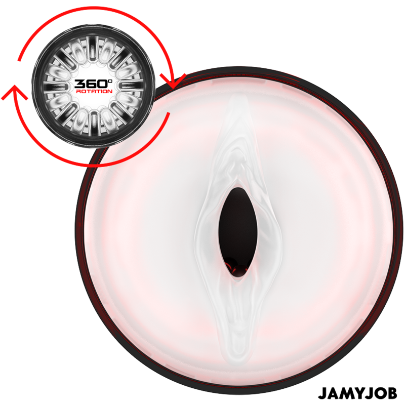 JAMYJOB - STORM MASTURBATEUR VAGINAL AUTOMATIQUE 10 MODES DE ROTATION ET DE POUSSÉE