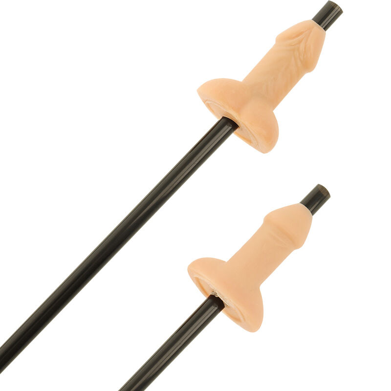 DIABLO PICANTE - SACHET DE 10 PAILLES PÉNIS NATURELLES