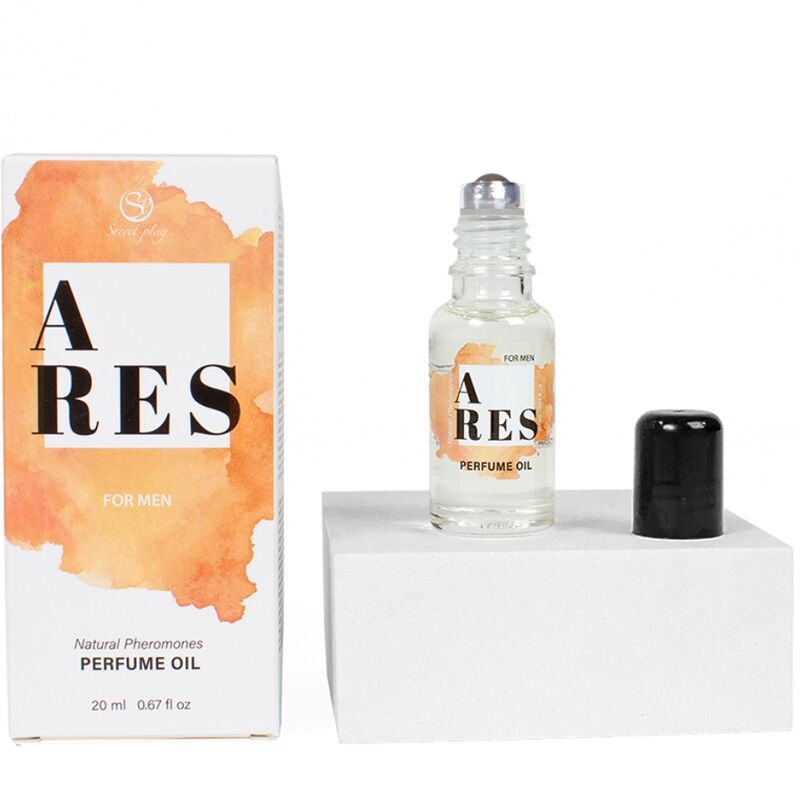 SECRETPLAY - ARES PARFUM NATUREL À PHÉROMONES EN HUILE POUR HOMME 20 ML