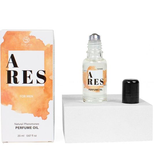 SECRETPLAY - ARES PARFUM NATUREL À PHÉROMONES EN HUILE POUR HOMME 20 ML