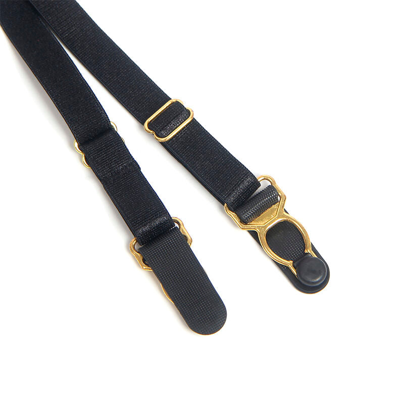 SUBBLIME - 955465 Черный кожаный боди на молнии, размер L/XL