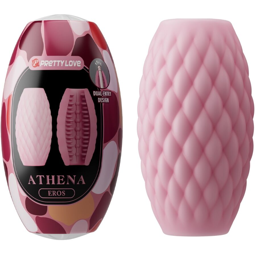 PRETTY LOVE - ATHENA EROS MASTURBATEUR HOMME EN SILICONE ROSE
