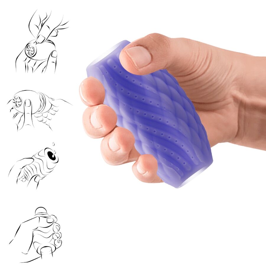 PRETTY LOVE - ATHENA EROS MASTURBATEUR MASCULIN EN SILICONE VIOLET