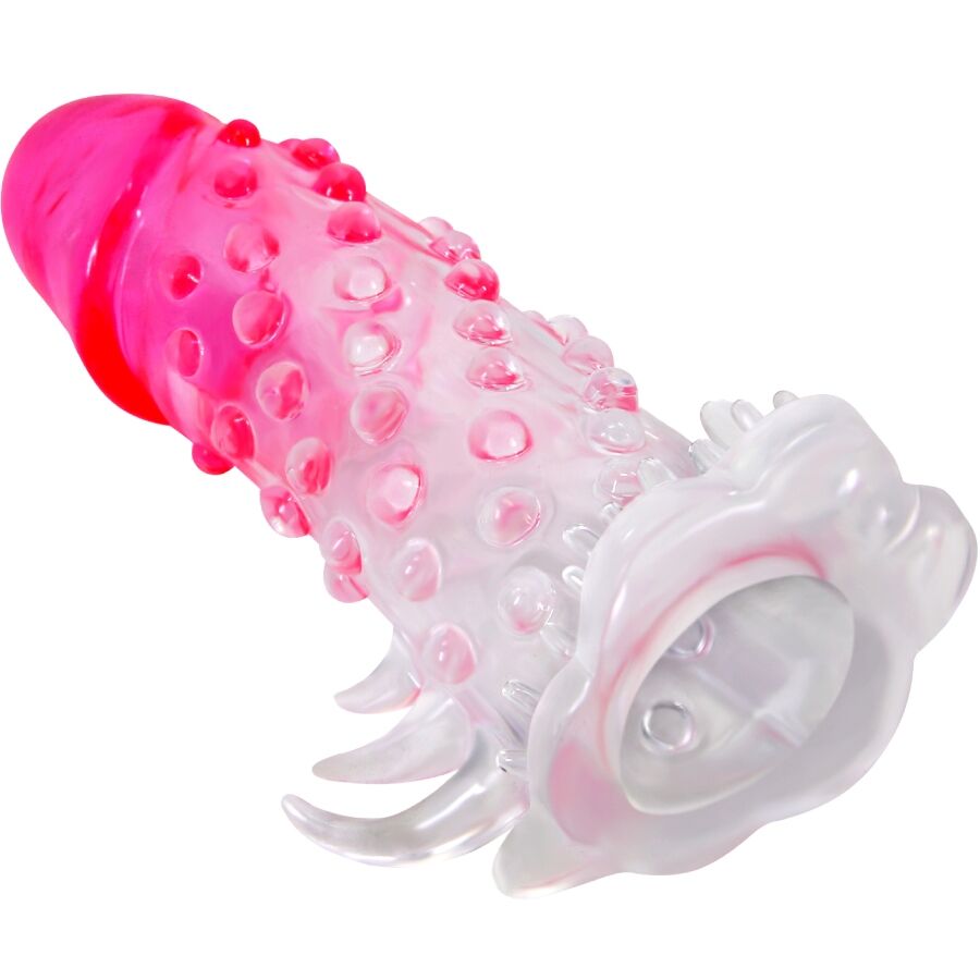 PRETTY LOVE - WILFORD REALISTISCHE VERGROTINGSHEATH MET RELIËF PENIS ROZE