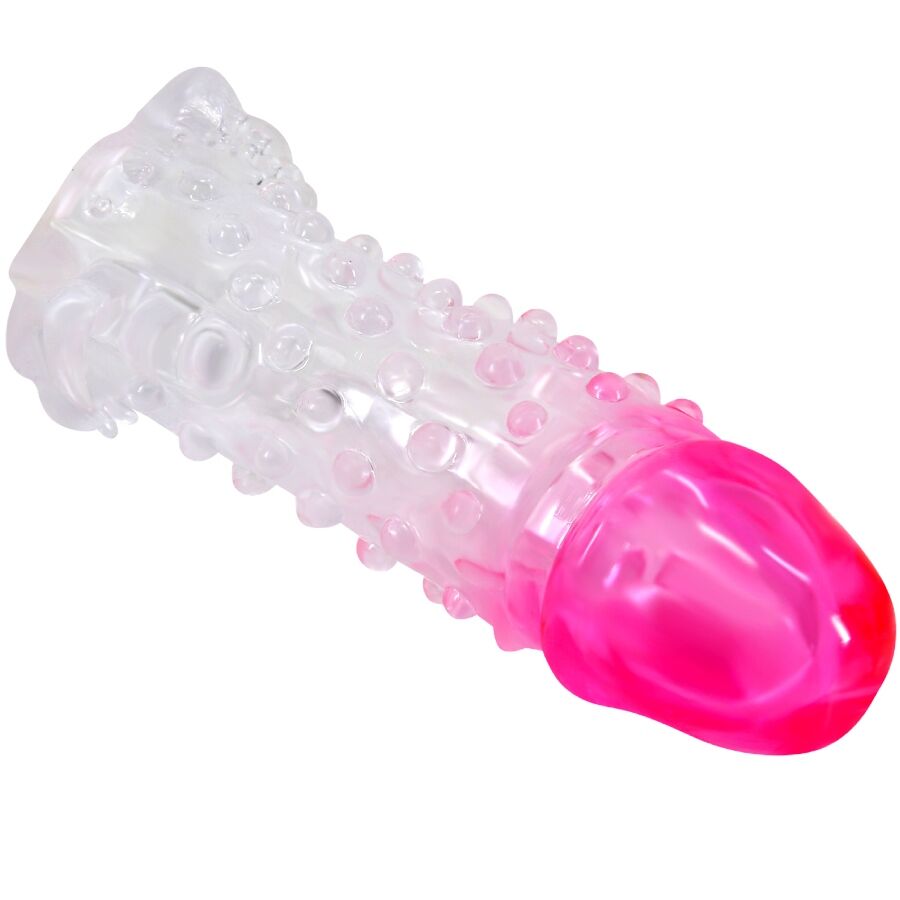 PRETTY LOVE - WILFORD REALISTISCHE VERGROTINGSHEATH MET RELIËF PENIS ROZE