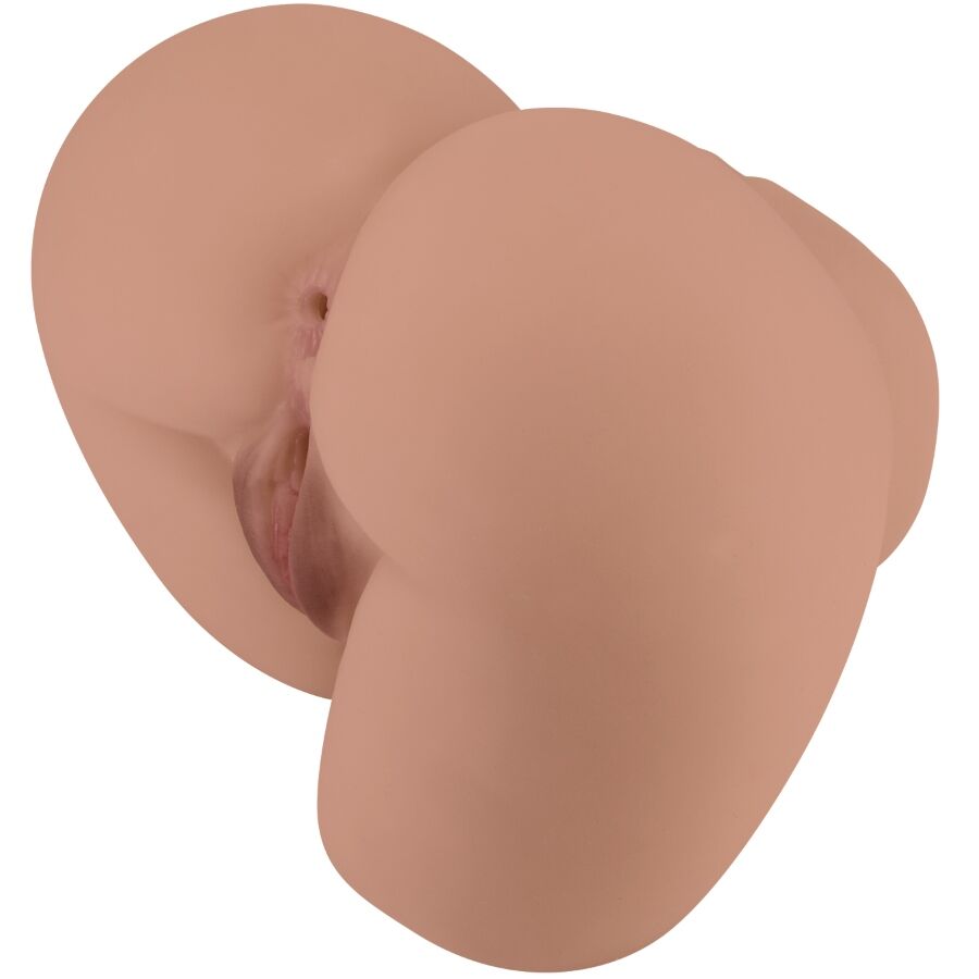 CRAZY BULL - BERNACE ASS VIBRATOR MET REALISTISCHE VAGINA EN ANUS VLEES AFSTANDSBEDIENING