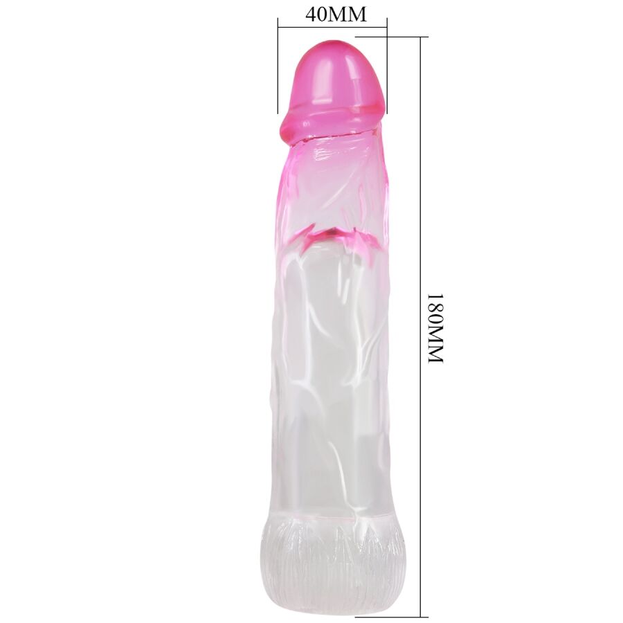 PRETTY LOVE - NERON REALISTISCHE 6 CM VERGROTINGSHEATH VOOR PENIS ROZE