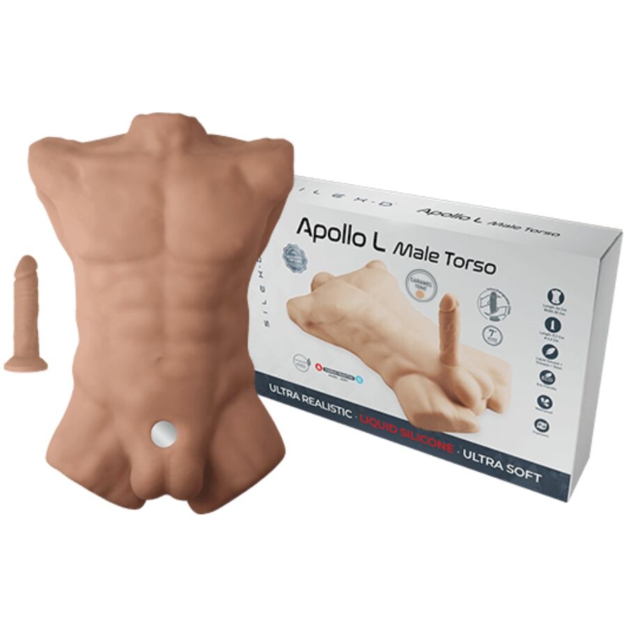 SILEXD - APOLLO L TORSE MASCULIN RÉALISTE CARAMEL