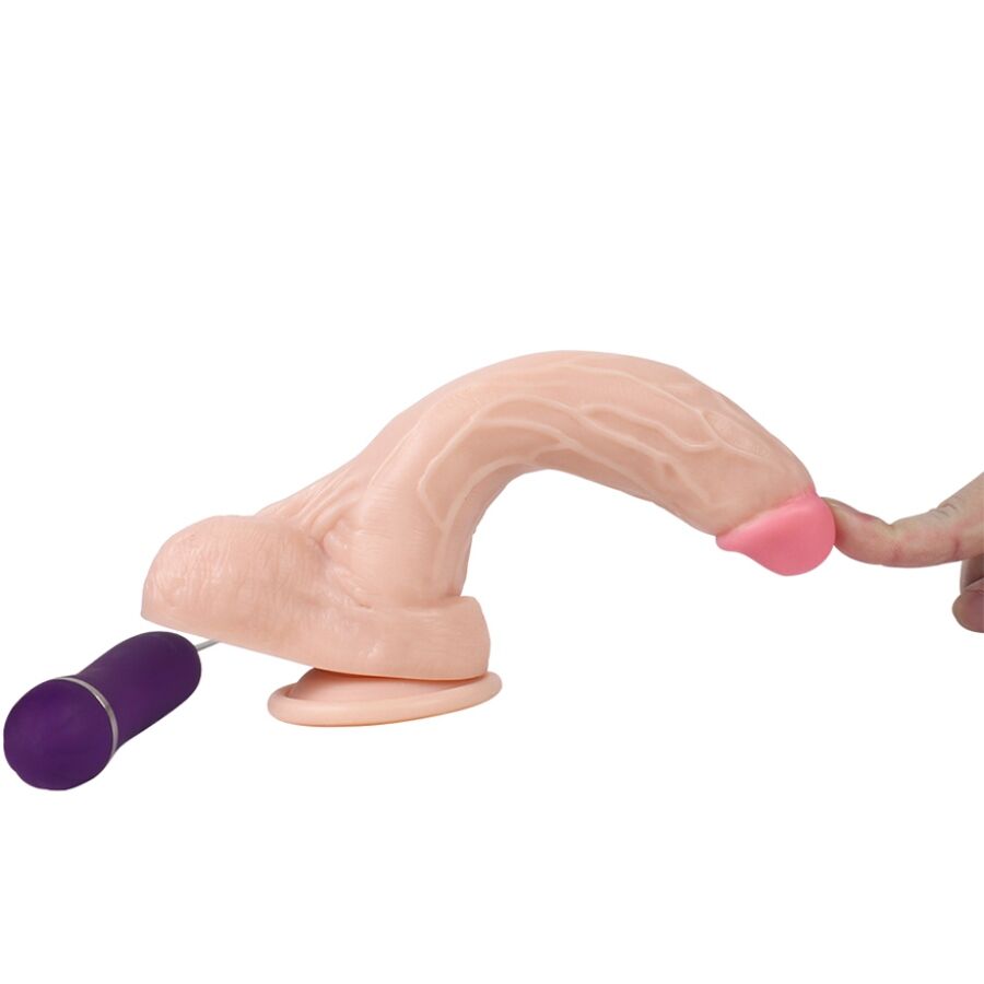 SHEQU - HEILIGE DRAAK VIBRATOR DILDO MET AFSTANDSBEDIENING 20,5 CM
