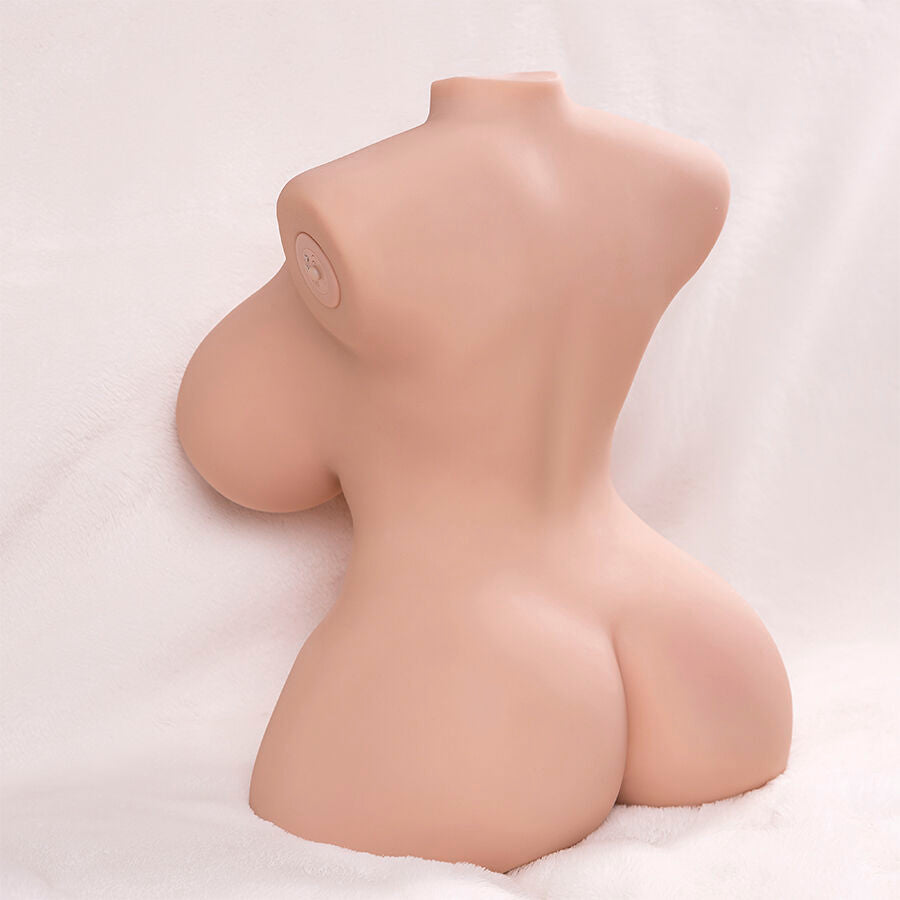 XISE - Petit torse réaliste à poussées vigoureuses avec vibration féminine 40 cm