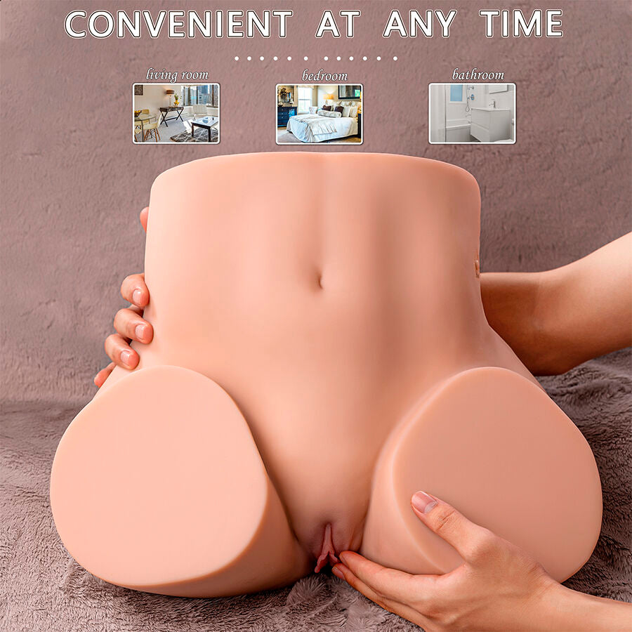 XISE - ETHEL THRUSTING REALISTIC VAGINA MASTURBATOR WITH MULTI-POSITION VIBRATION