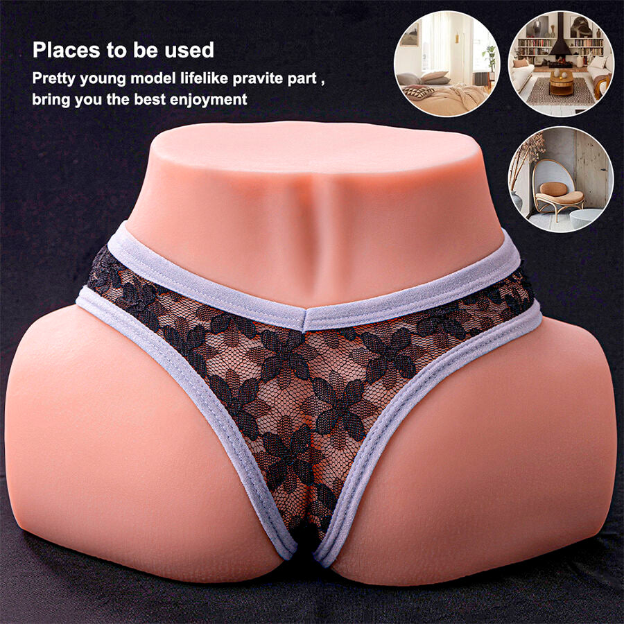 XISE - TRACY VIBRATING REALISTIC MULTIPOSITION VAGINA AND ANUS MASTURBATOR