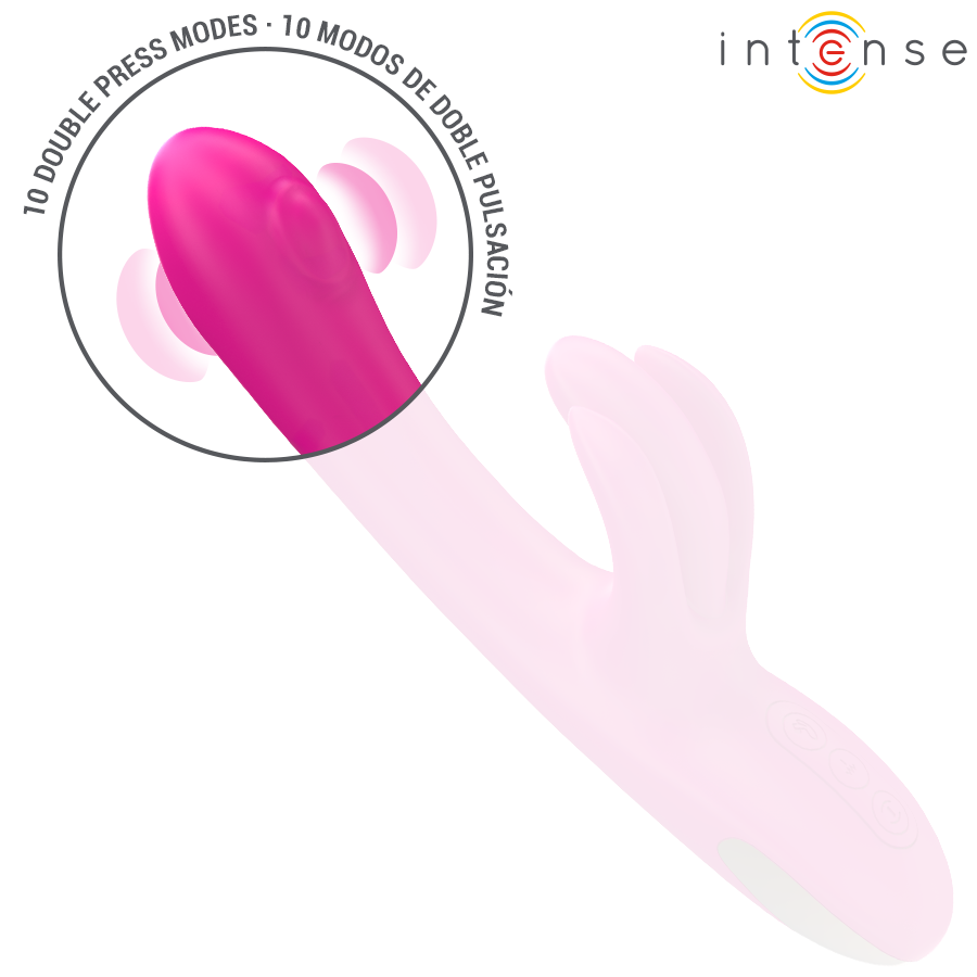 INTENSE - BRITNEY MULTIFUNCTIONELE KONIJN VIBRATOR 23 CM ROZE