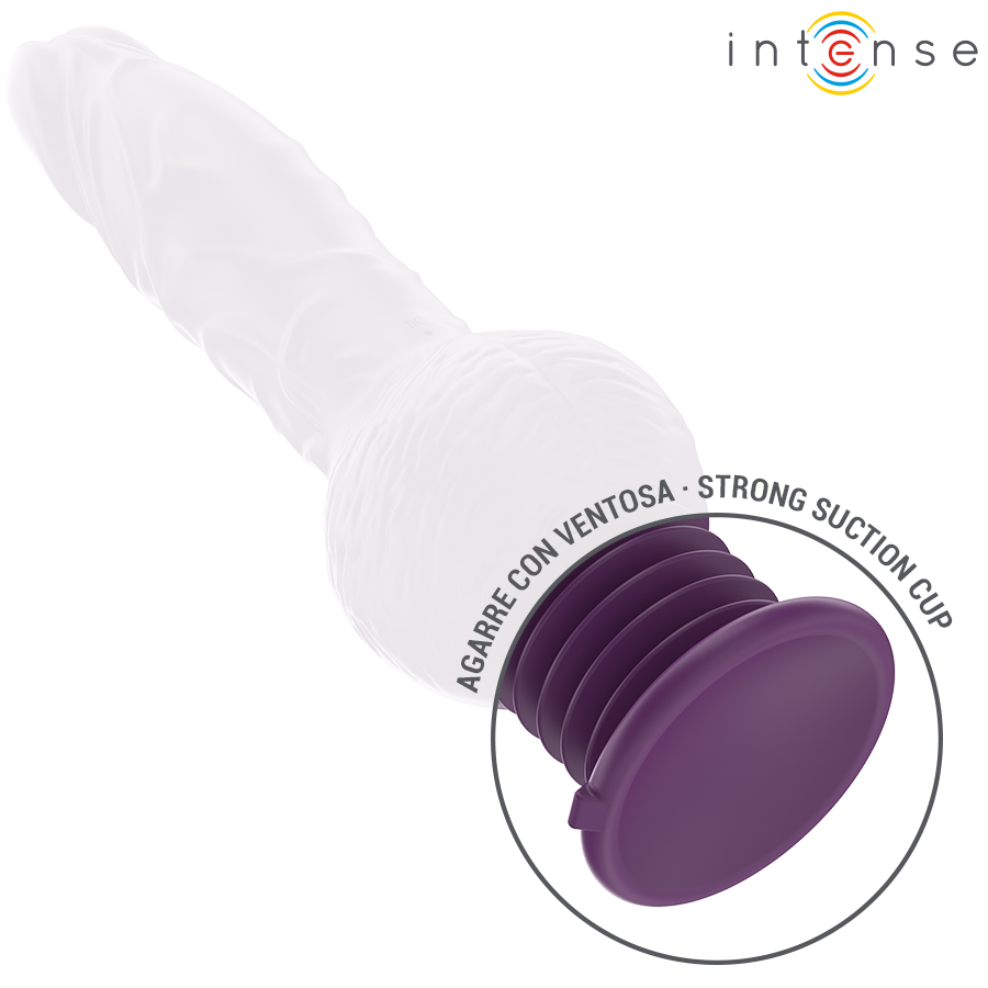 INTENSE - TATUM MULTIFUNCTION VIBRATOR WITH UP AND DOWN VIBRATION 24 CM PURPLE