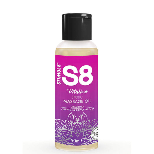 STIMUL8 - S8 MASSAGE OIL BOX 3 X 50 ML