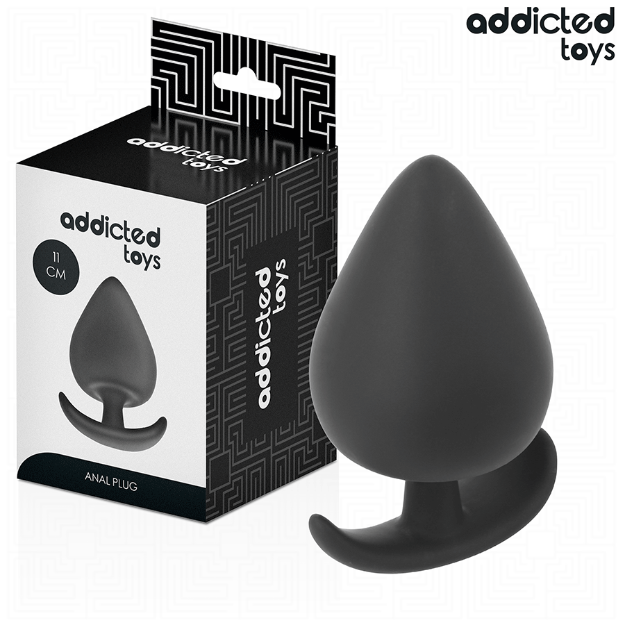 ADDICTED TOYS - PLUG ANAL EN SILICONE TAILLE XXL 11 CM
