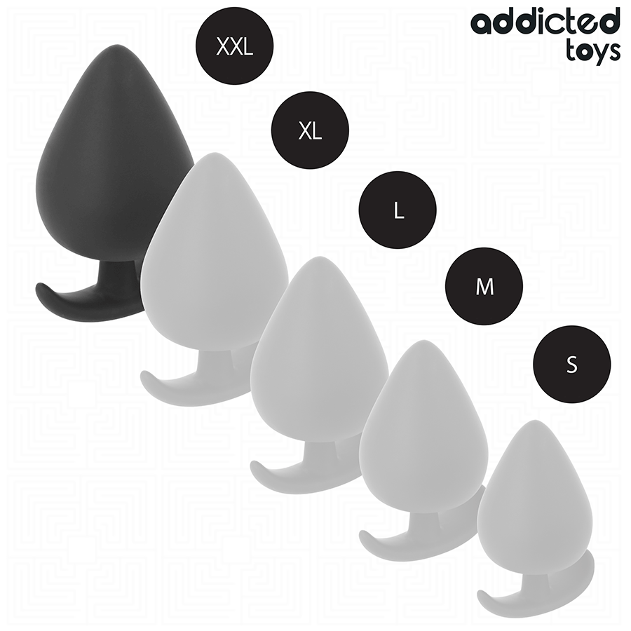 ADDICTED TOYS - PLUG ANAL EN SILICONE TAILLE XXL 11 CM