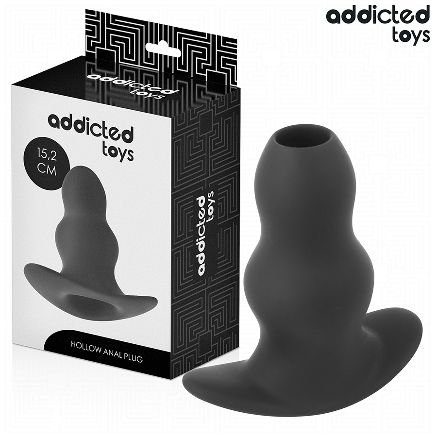 ADDICTED TOYS - HOLLE ANALE PLUG SILICONEN MAAT XXL 15,2 CM