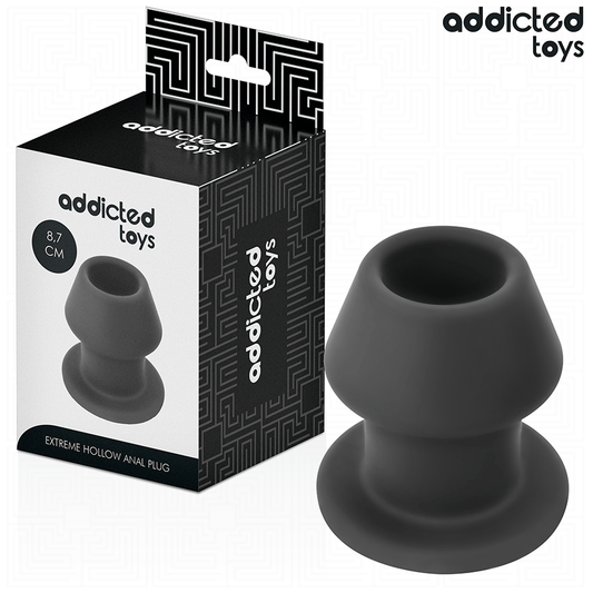 ADDICTED TOYS - EXTREME HOLLE ANAALPLUG SILICONEN MAAT M 8,7 CM