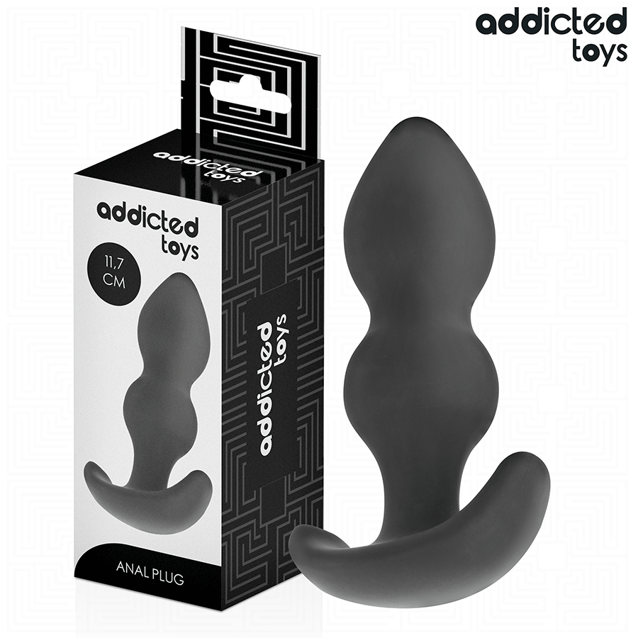 ADDICTED TOYS - ANAAL PLUG SILICONEN MAAT L 11,7 CM
