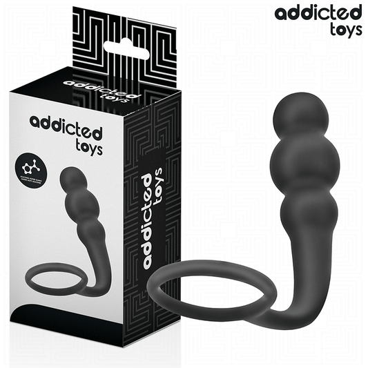 ADDICTED TOYS - ANAAL PLUG MET RING SILICONEN MODEL 1