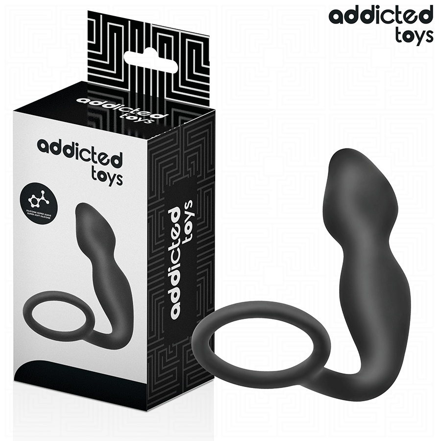 ADDICTED TOYS - PLUG ANAL AVEC ANNEAU EN SILICONE MODÈLE 2