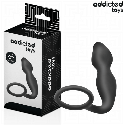 ADDICTED TOYS - ANAAL PLUG MET RING SILICONEN MODEL 2