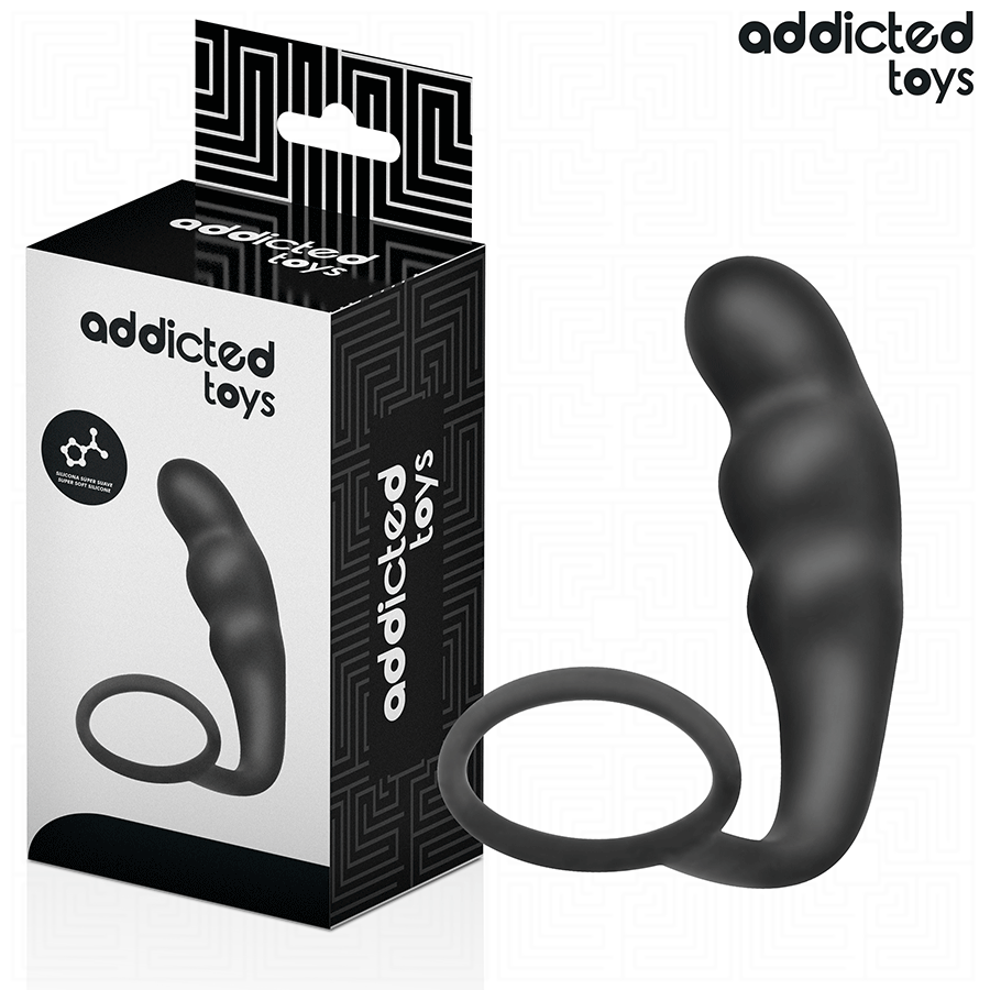 ADDICTED TOYS - PLUG ANAL AVEC ANNEAU EN SILICONE MODÈLE 4