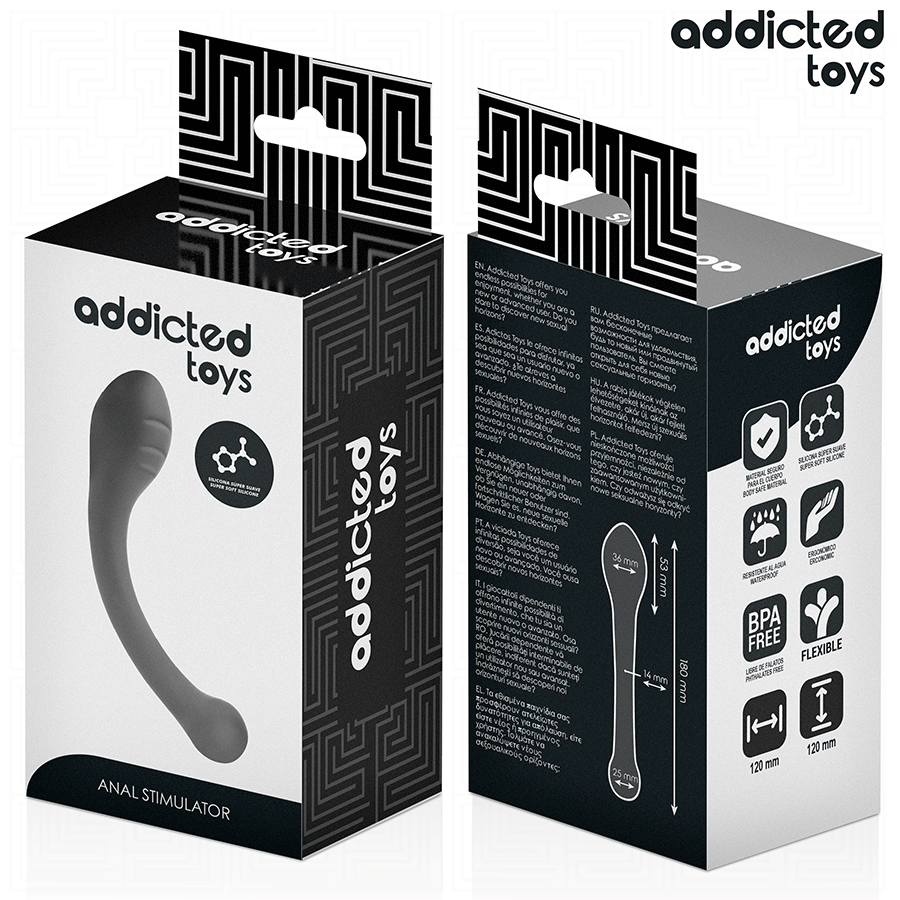 ADDICTED TOYS - ANALE STIMULATOR SILICONEN 18 CM