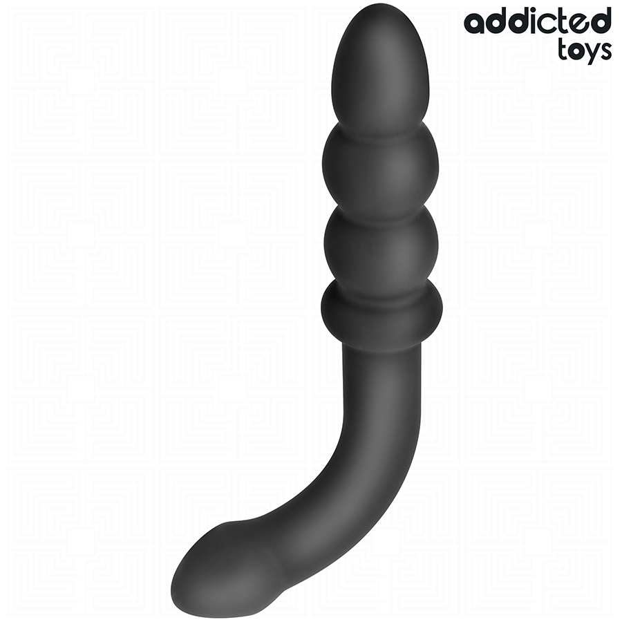 ADDICTED TOYS - DUBBELE ANALE MASSAGER SILICONEN 16,5 CM