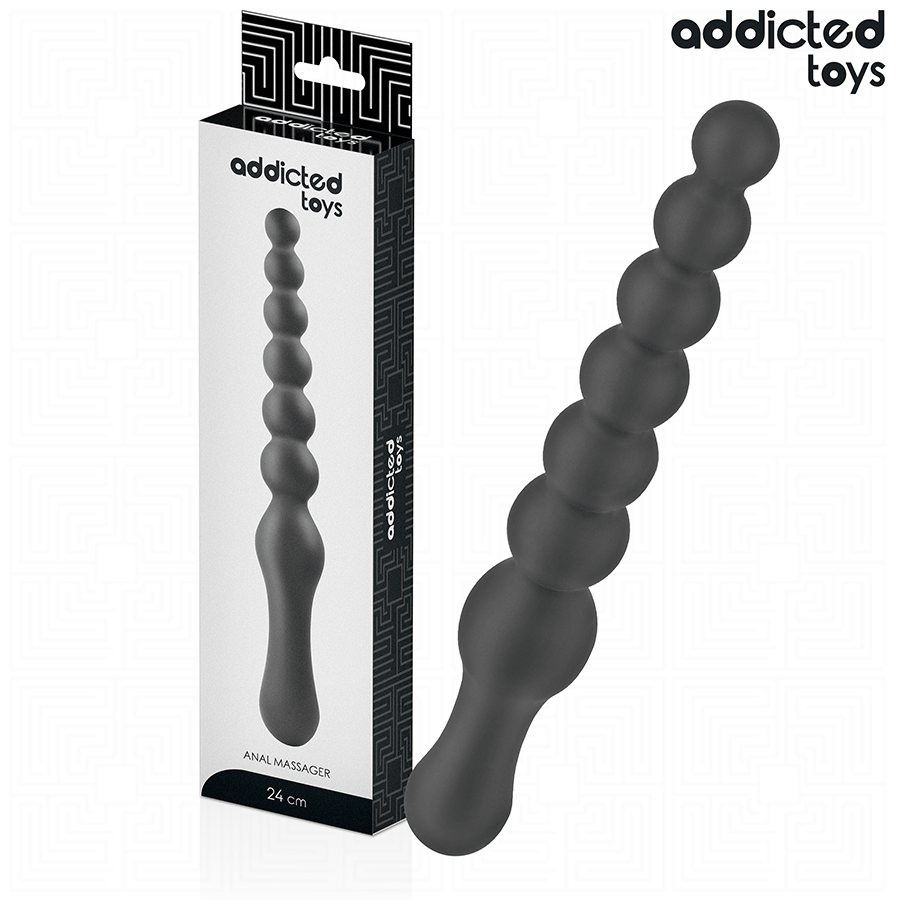 ADDICTED TOYS - MASSEUR ANAL DOUBLE EN SILICONE 24 CM
