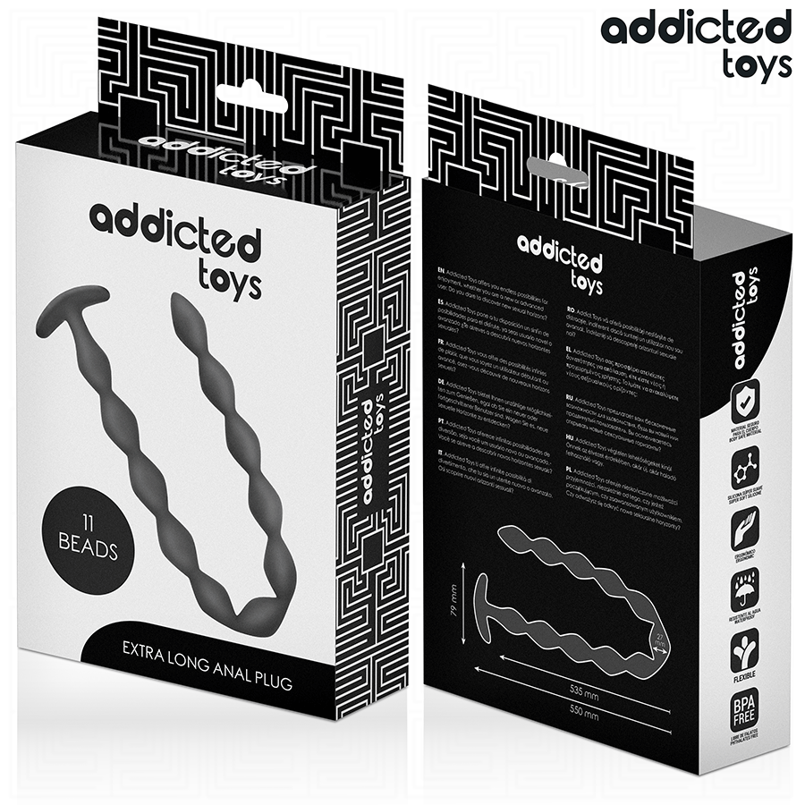 ADDICTED TOYS - EXTRA LANGE SILICONEN ANAALPLUG
