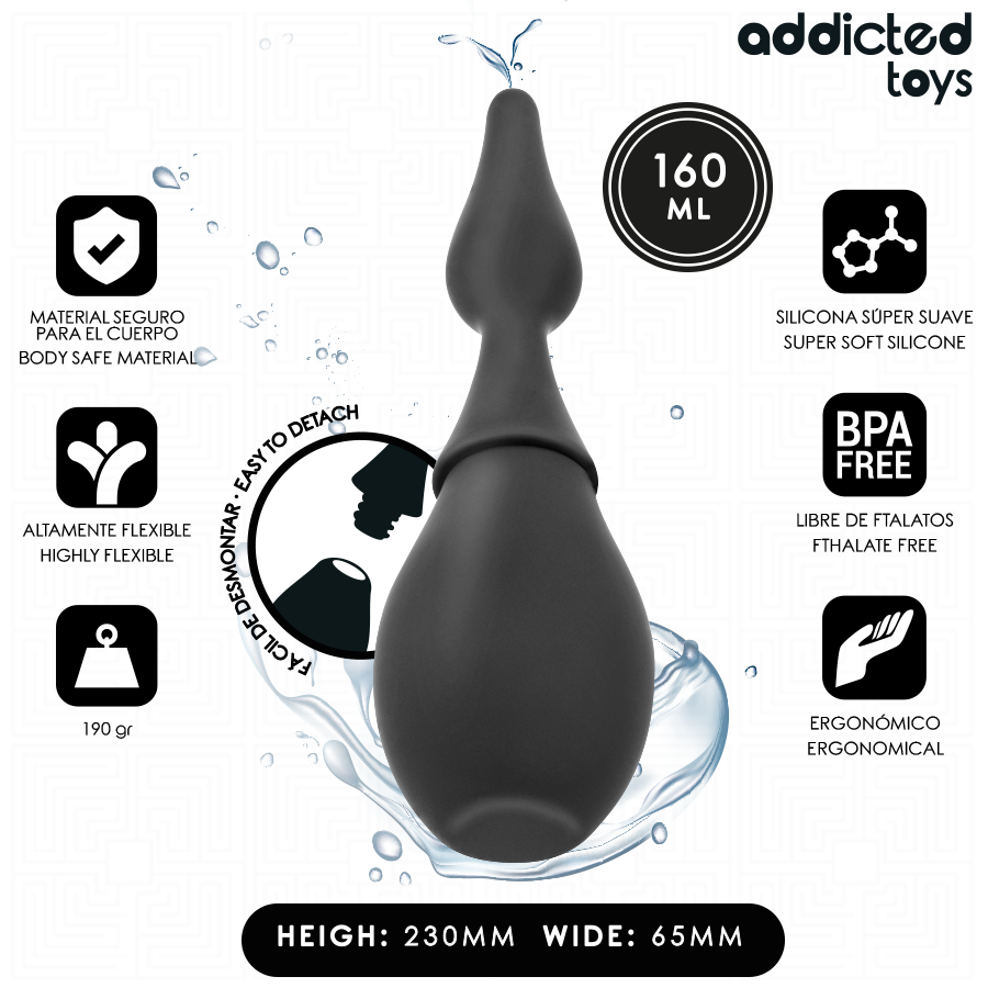 ADDICTED TOYS - TRAVEL CLEANER SILICONE MODEL 1