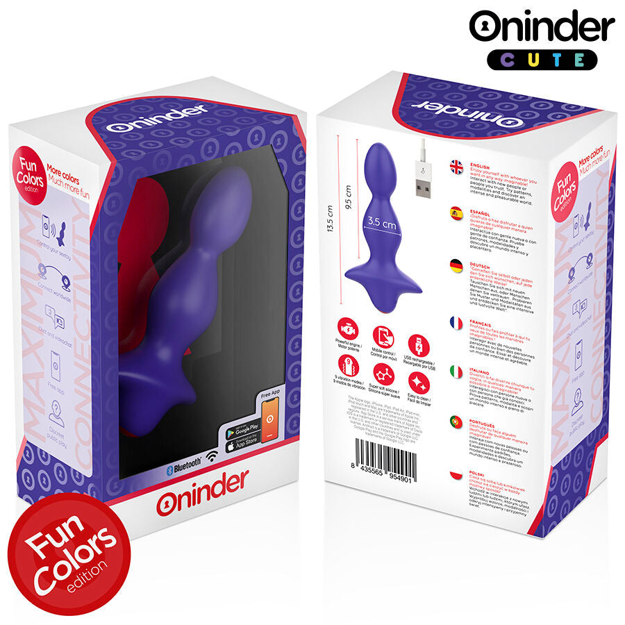 ONINDER CUTE - DILATATEUR ANAL VIBRANT LOVE BUTT - APPLICATION GRATUITE DANS LE MONDE ENTIER