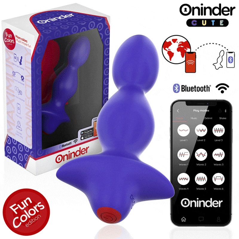 ONINDER CUTE - DILATATEUR ANAL VIBRANT LOVE BUTT - APPLICATION GRATUITE DANS LE MONDE ENTIER