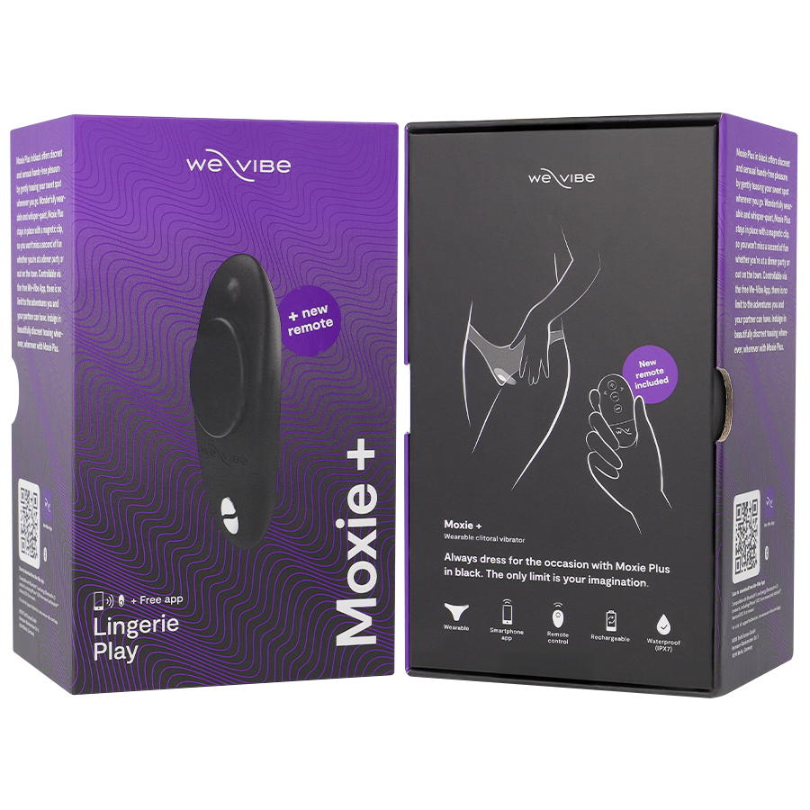 WE-VIBE - MOXIE + VIBRATEUR CLITORIAL NOIR