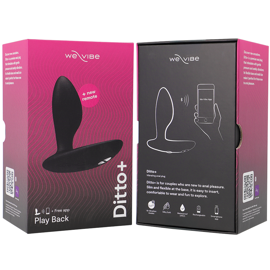 WE-VIBE - VECTOR+ ЧЕРНЫЙ МАССАЖЕР ДЛЯ ПРОСТАТЫ