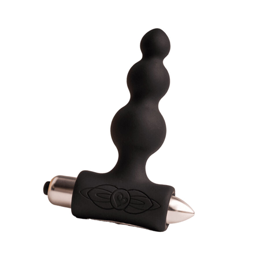 ROCKS-OFF - PETITE SENSATIONS BUBBLES ANAL PLUG VIBRATOR ZWART
