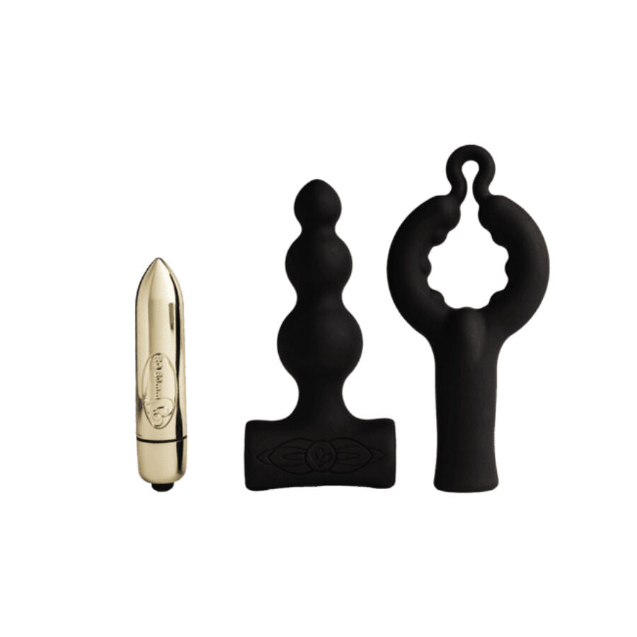 ROCKS-OFF - PETITE SENSATIONS BUBBLES ANAL PLUG VIBRATOR ZWART