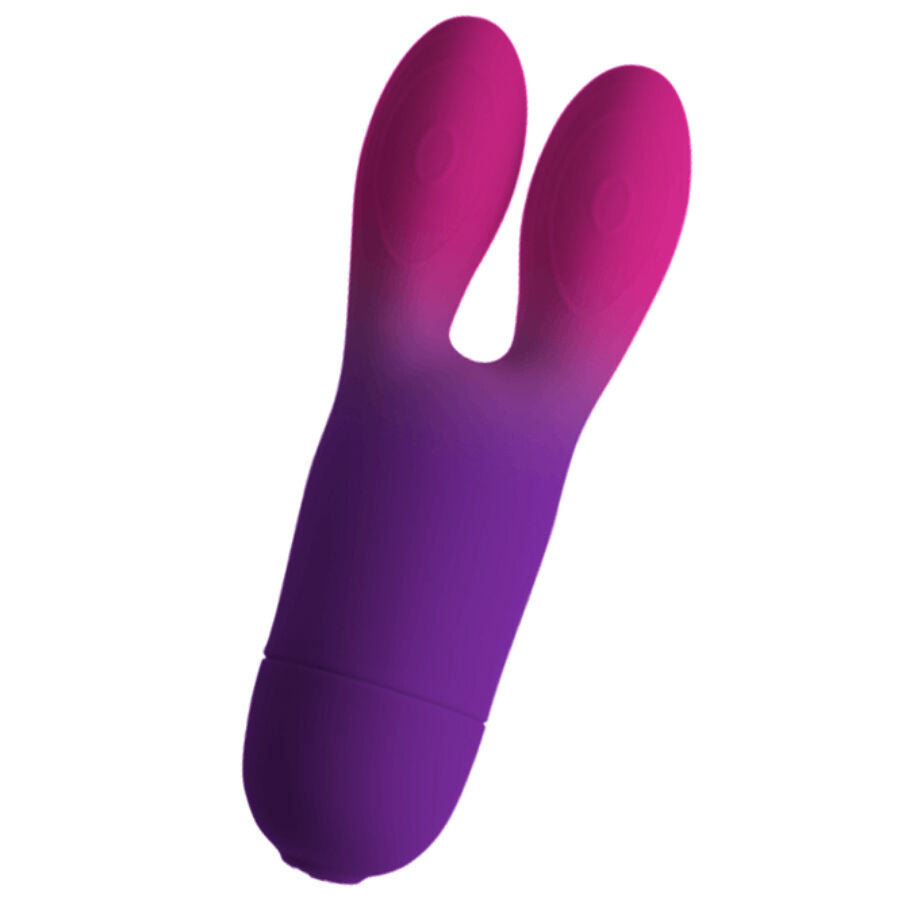 VIBRATEUR FLEXIBLE VIOLET GLO-GIRL BUNNY ROCKS-OFF