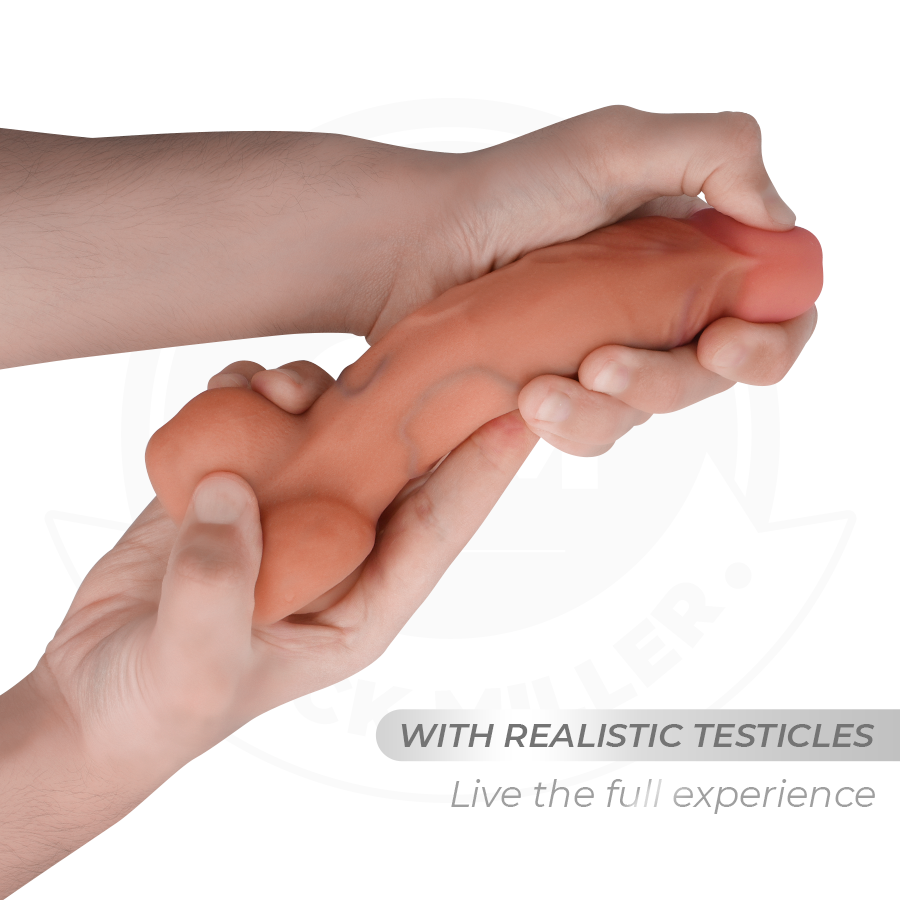 COCK MILLER - GODEMICHET ARTICULÉ HYPERRÉALISTE 17,8 CM