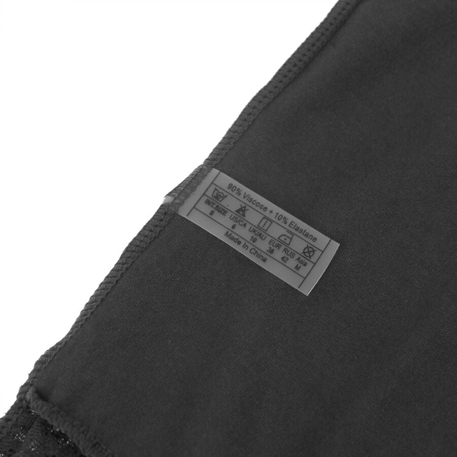 SUBBLIME - Черный плюшевый мишка с цветочным кружевом, размер L/XL