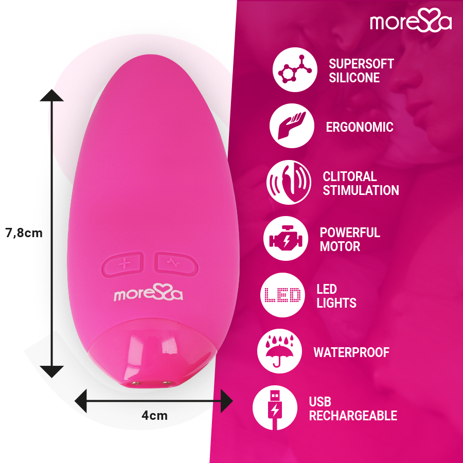 MORESSA - BLOESEM ROZE VIBRATOR