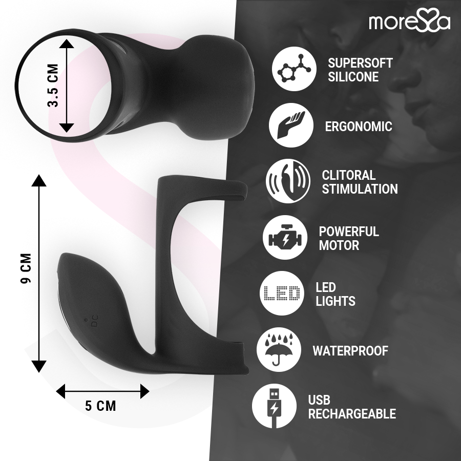 MORESSA - BRANDON ANELLO VIBRATORE CON COPERTURA