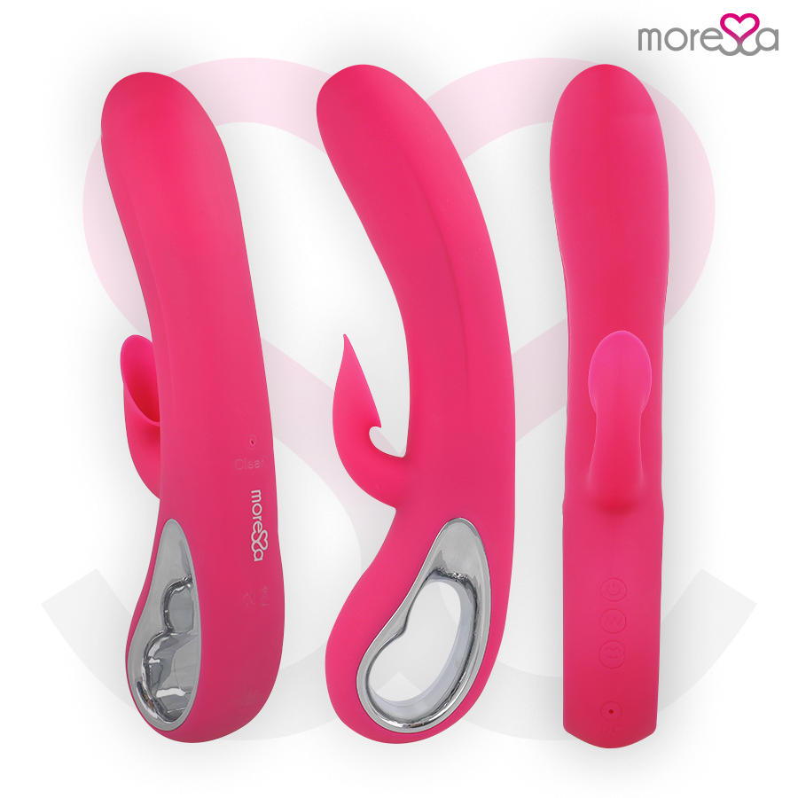 MORESSA - DUSTIN SUCCION CLITORIALE ET VIBRATION PUISSANTE EN SILICONE PREMIUM RECHARGEABLE